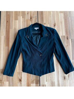 Vintage Japanese Blazer Makino Kurabu Forest Green S